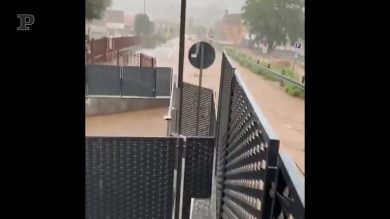 Il maltempo flagella il varesotto, allagamenti e frane a Lavena Ponte Tresa