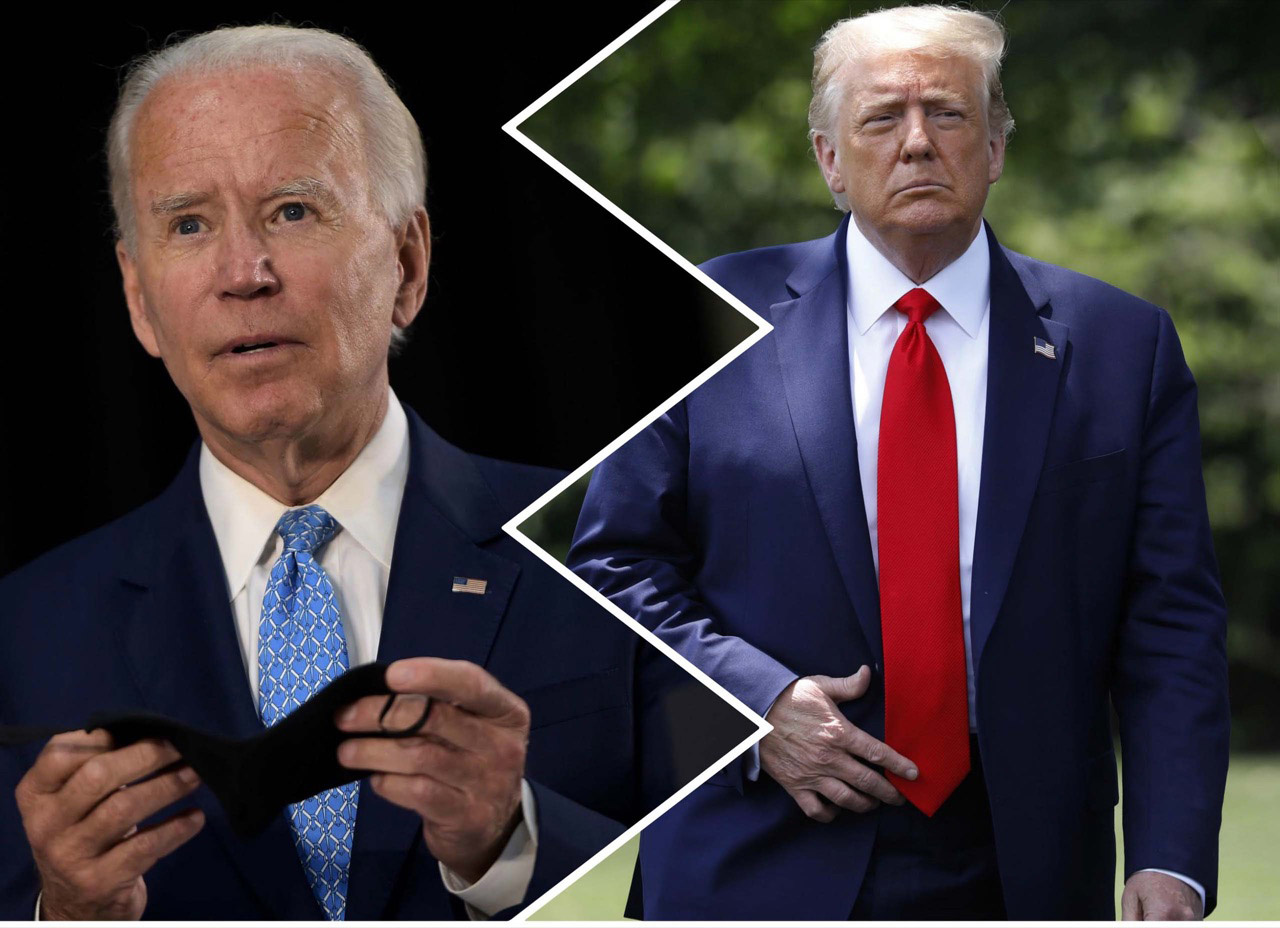 Trump vs Biden: le opposte  strategie nella sfida 
ai tempi 
del Covid