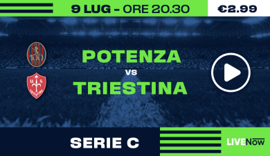 Guarda in diretta Potenza – Triestina