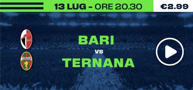 Guarda in diretta Bari – Ternana