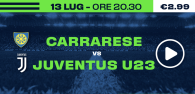 Guarda in diretta Carrarese – Juventus U23