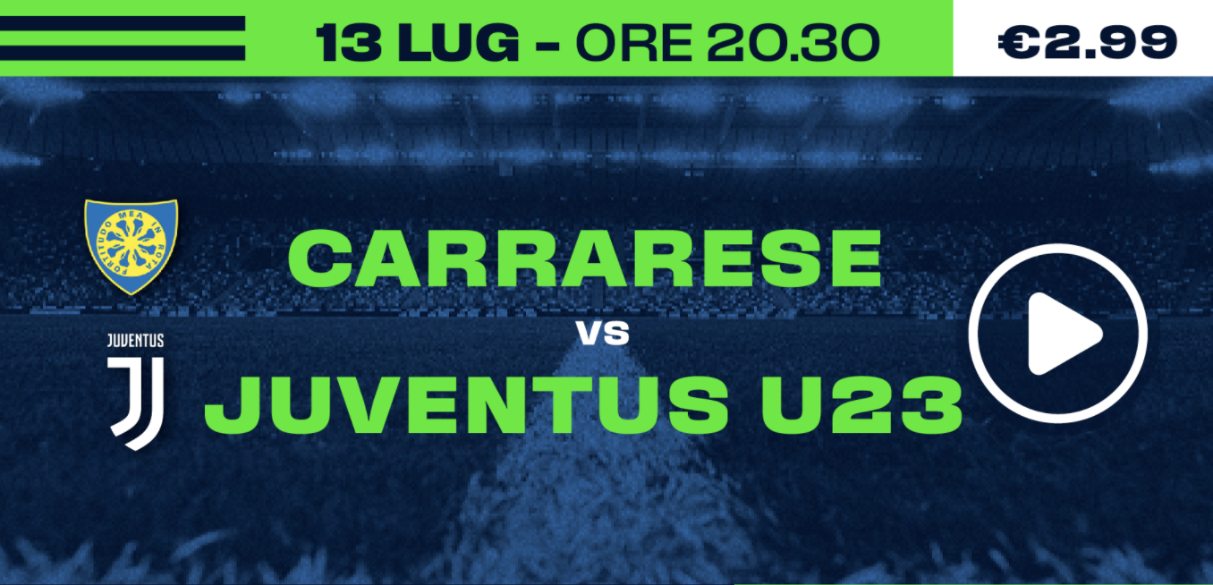 Guarda in diretta Carrarese – Juventus U23