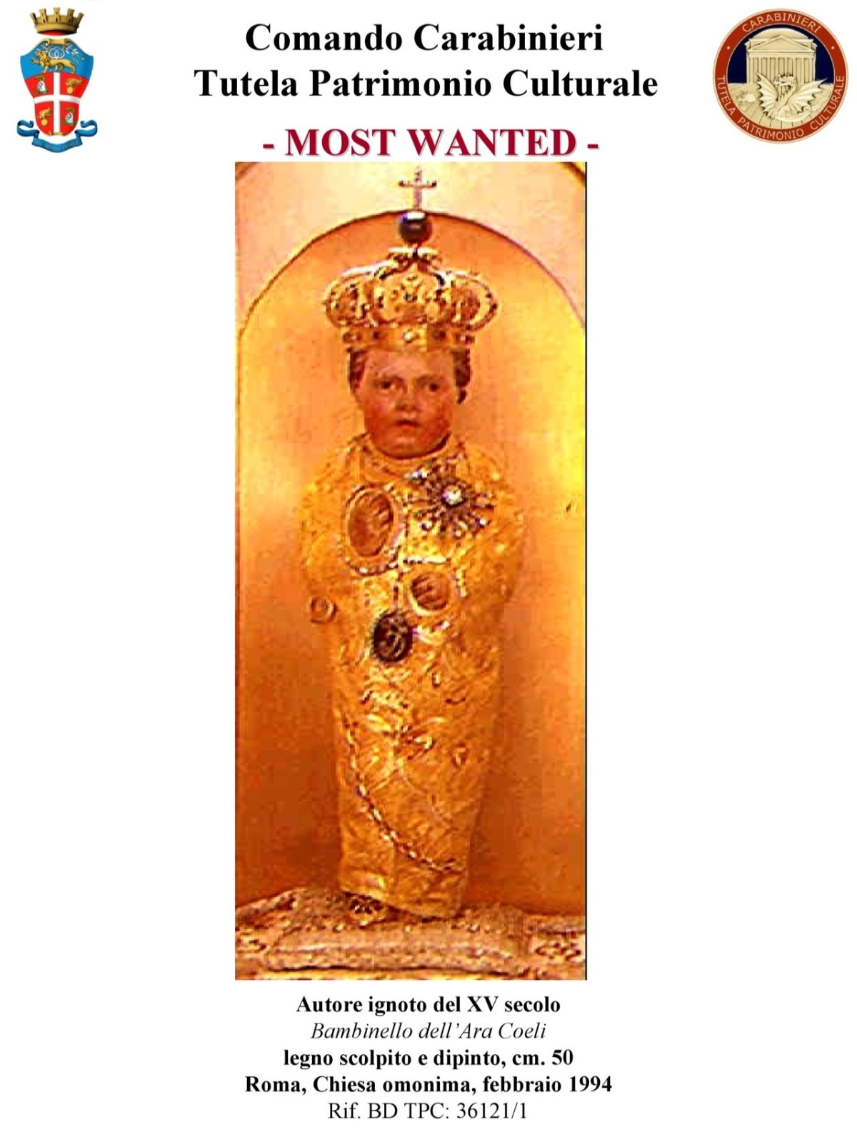 Galleria foto 'Furti, ritrovamenti, dispute: le peripezie dell’arte italiana' - foto 4