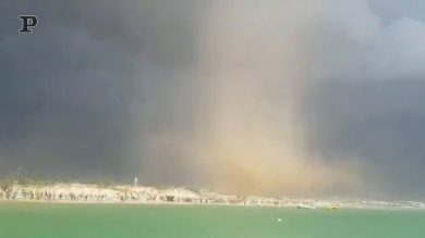 Tromba d’aria in Salento, feriti e danni agli stabilimenti