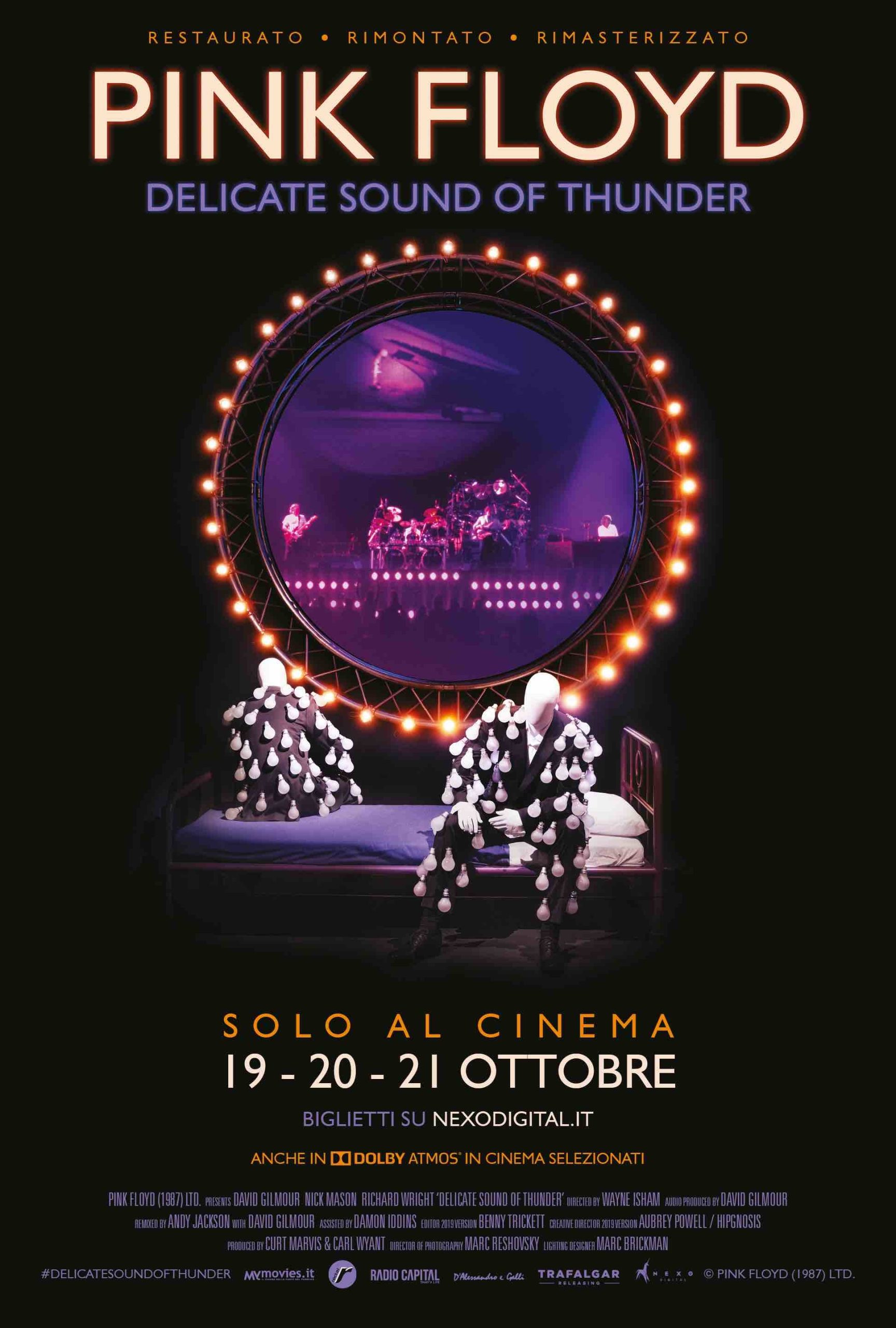 Pink Floyd: al cinema le emozioni live di Delicate Sound of Thunder Pink Floyd: al cinema le emozioni live di Delicate Sound of Thunder