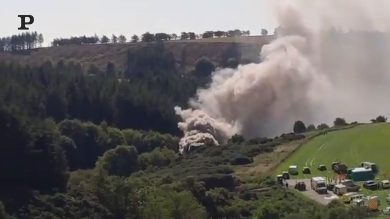 Incidente ad un treno ad Aberdeen, Scozia | video