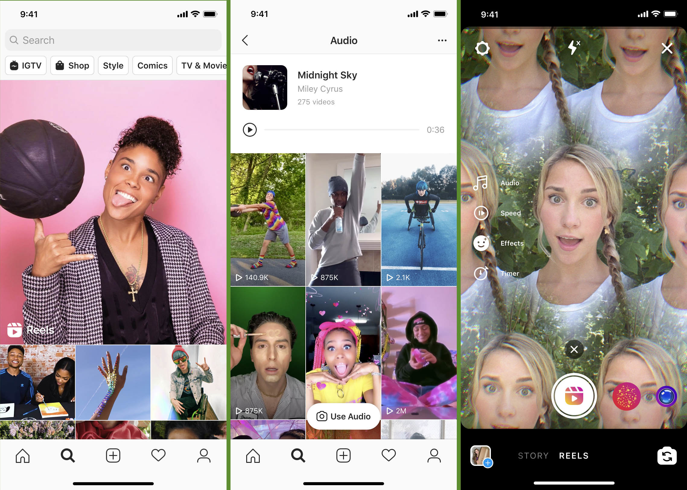 Instagram Reels: parte la sfida a TikTok Instagram Reels: parte la sfida a TikTok