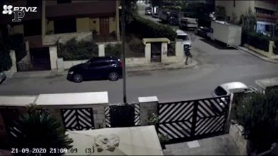 Lecce, Antonio De Marco il killer ripreso dalla telecamera dopo l’omicidio | video