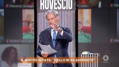 Dopo l’aggressione dell’inviato di «Dritto e Rovescio» Del Debbio risponde a Grillo