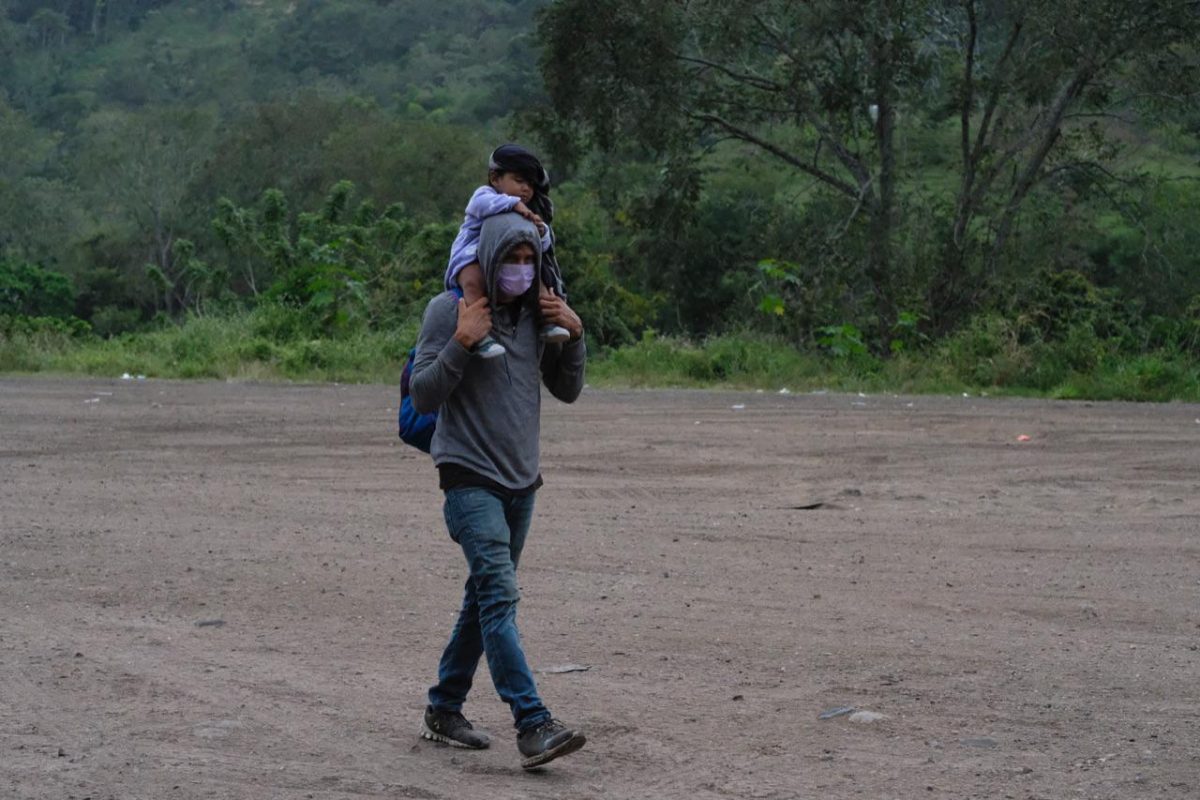 Le immagini della carovana dei migranti dall’Honduras verso gli Usa