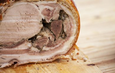 La porchetta, il gustoso piatto immortalato da Leonardo