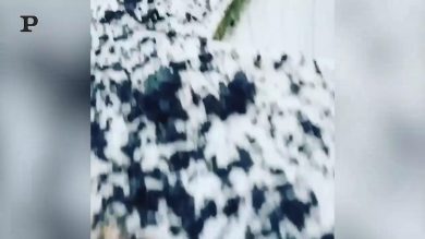 Etna, piove cenere a Giarre | video