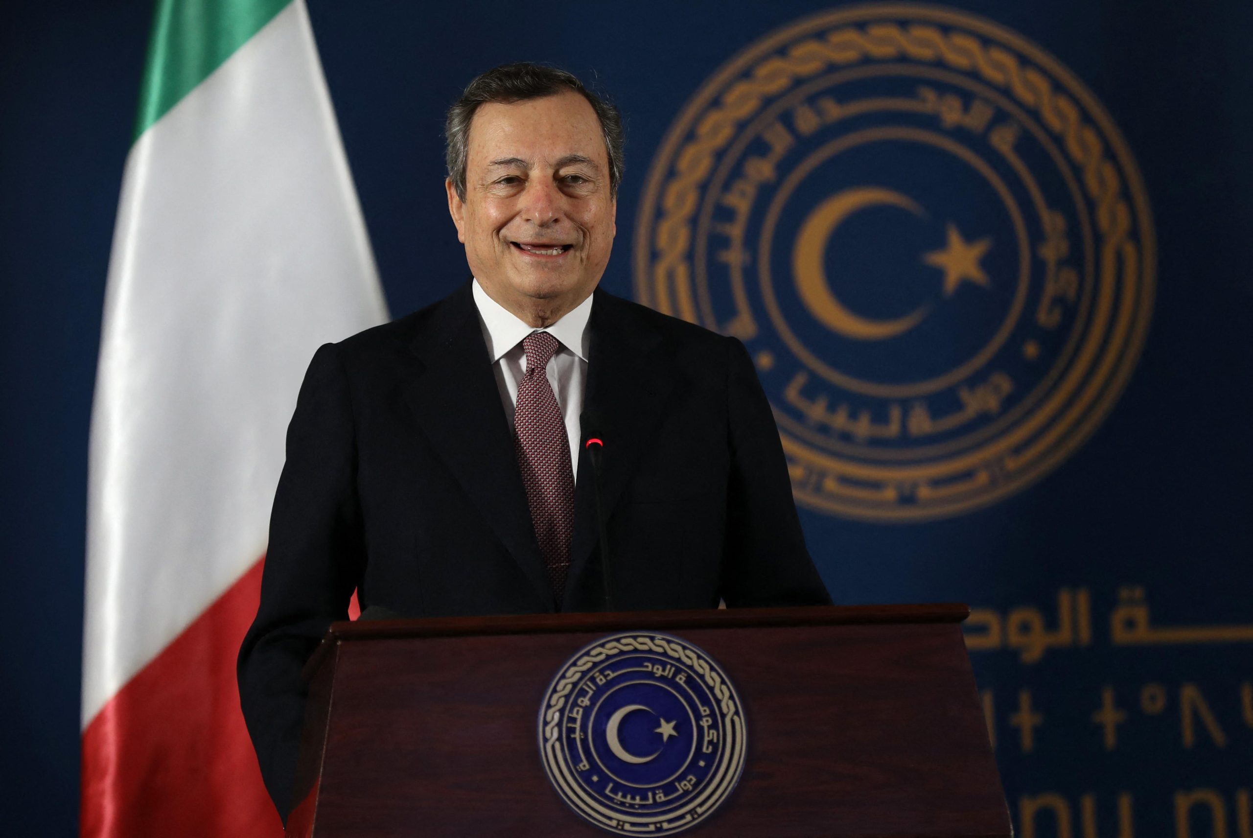 Draghi ringrazia i libici per i salvataggi dei migranti e inguaia la sinistra