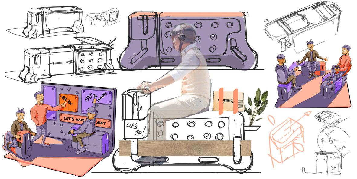 Il futuro della mobilità? Una panchina con le ruote Il futuro della mobilità? Una panchina con le ruote