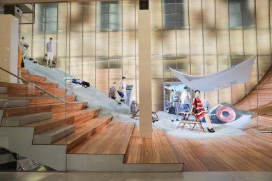 I pop-up «green» di Prada Outdoor