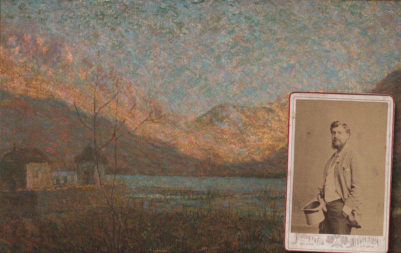 Vittore Grubicy de Dragon, in bilico tra due mondi