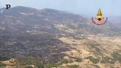 Incendi in Sicilia, fiamme nelle Madonie | video