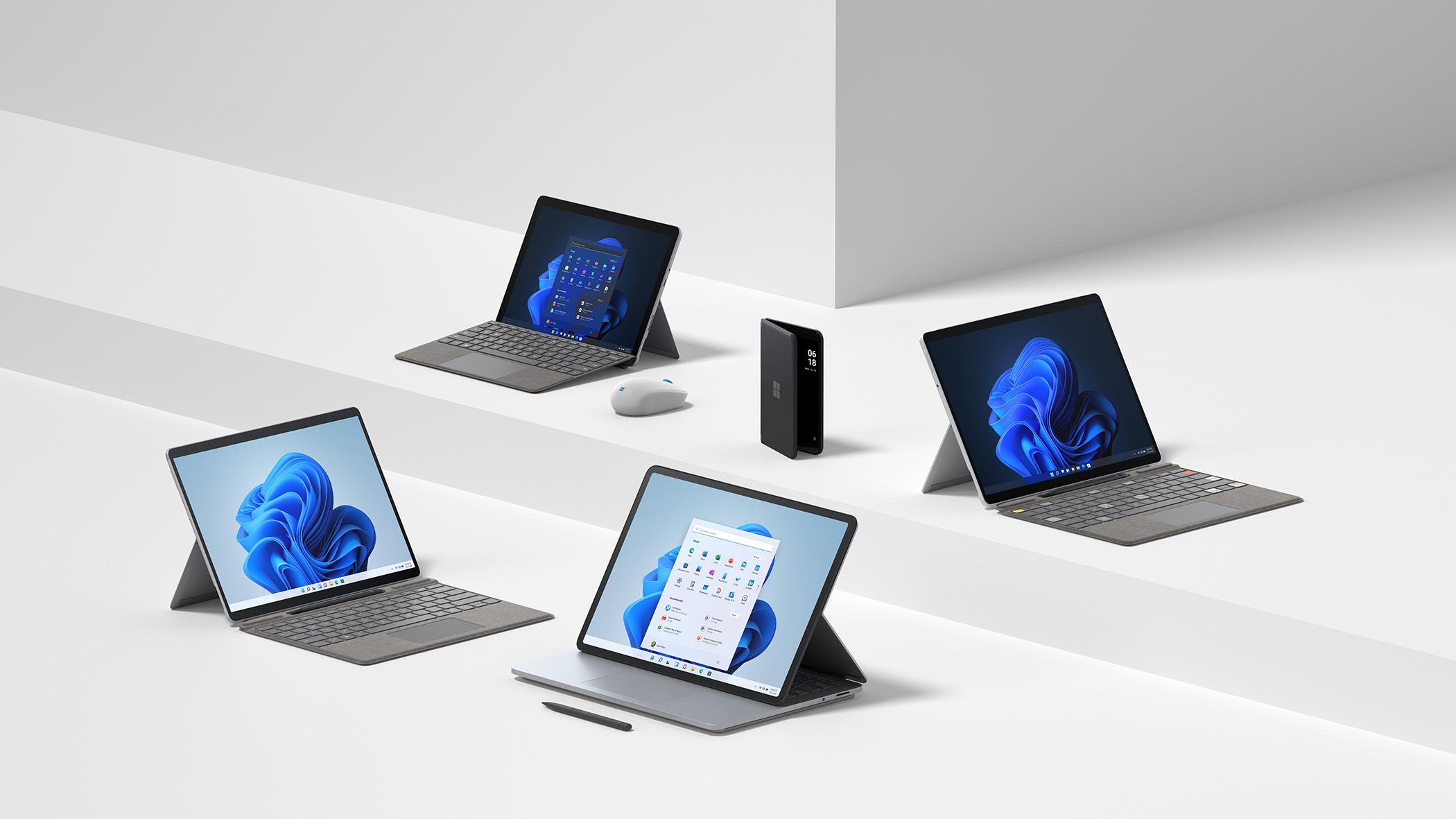 Una famiglia di Surface per spingere Windows 11