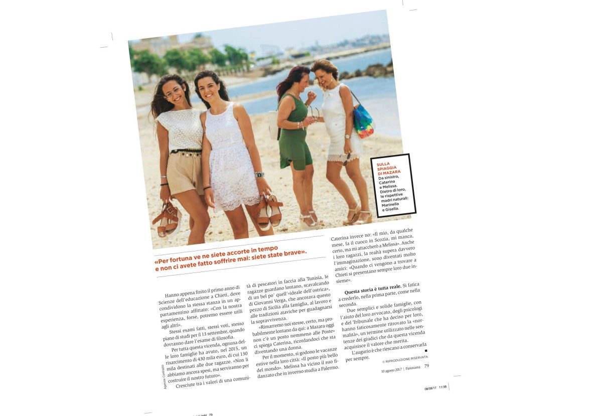 Galleria foto 'Sorelle scambiate nella culla: la storia scoperta da Panorama è una fiction' - foto 4