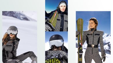 Pronti per la neve con la divisa sportiva di Balmain e Rossignol