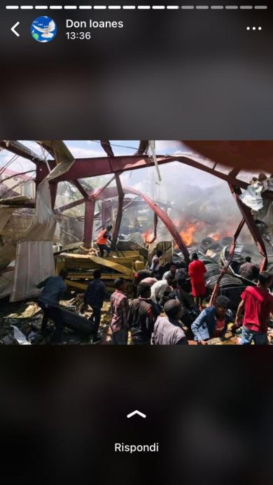 Tigray: le foto che confermano i bombardamenti di Macallè