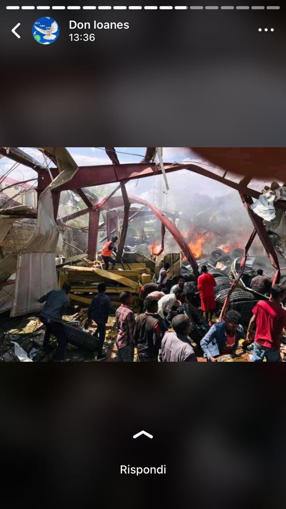 Tigray: le foto che confermano i bombardamenti di Macallè