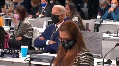 Joe Biden dorme durante la Cop26 | video
