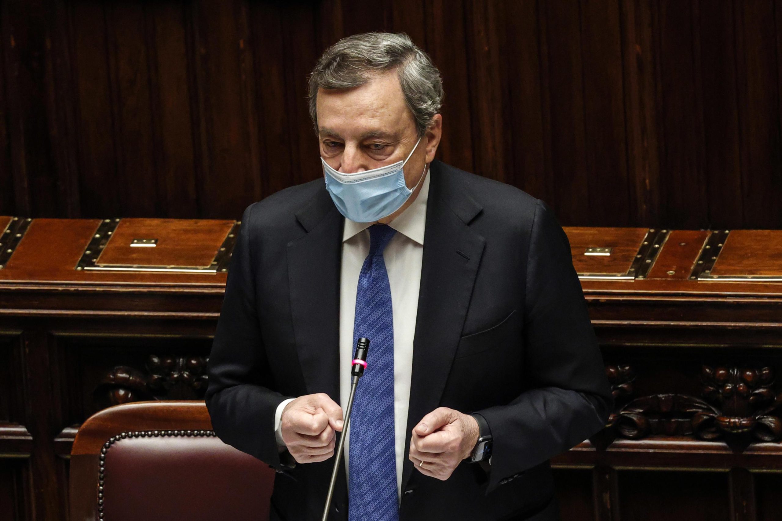 Draghi: «Siamo più pronti al Natale rispetto ad un anno fa. Ma serve massima cautela»