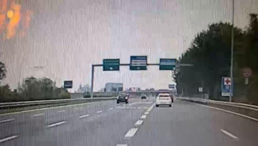 Ciampino, aereo fuori pista | Video