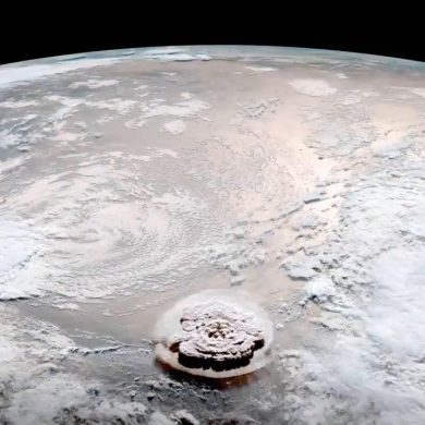 L’eruzione del vulcano Hunga vista dal satellite | video