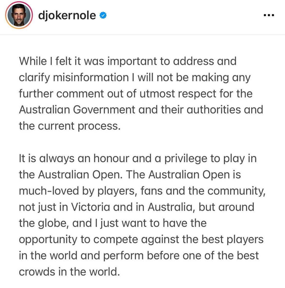Le scuse (incredibili) di Djokovic Le scuse (incredibili) di Djokovic