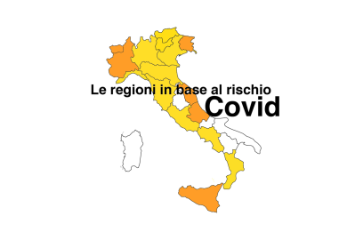Regione per regione, l’Italia divisa in zona arancione e gialla