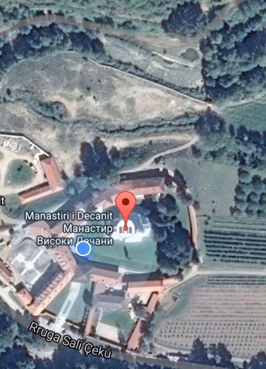 Kosovo: monastero serbo-ortodosso cancellato da Google maps Kosovo: monastero serbo-ortodosso cancellato da Google maps