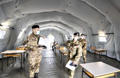 Spese militari, per le armi meno del 10%