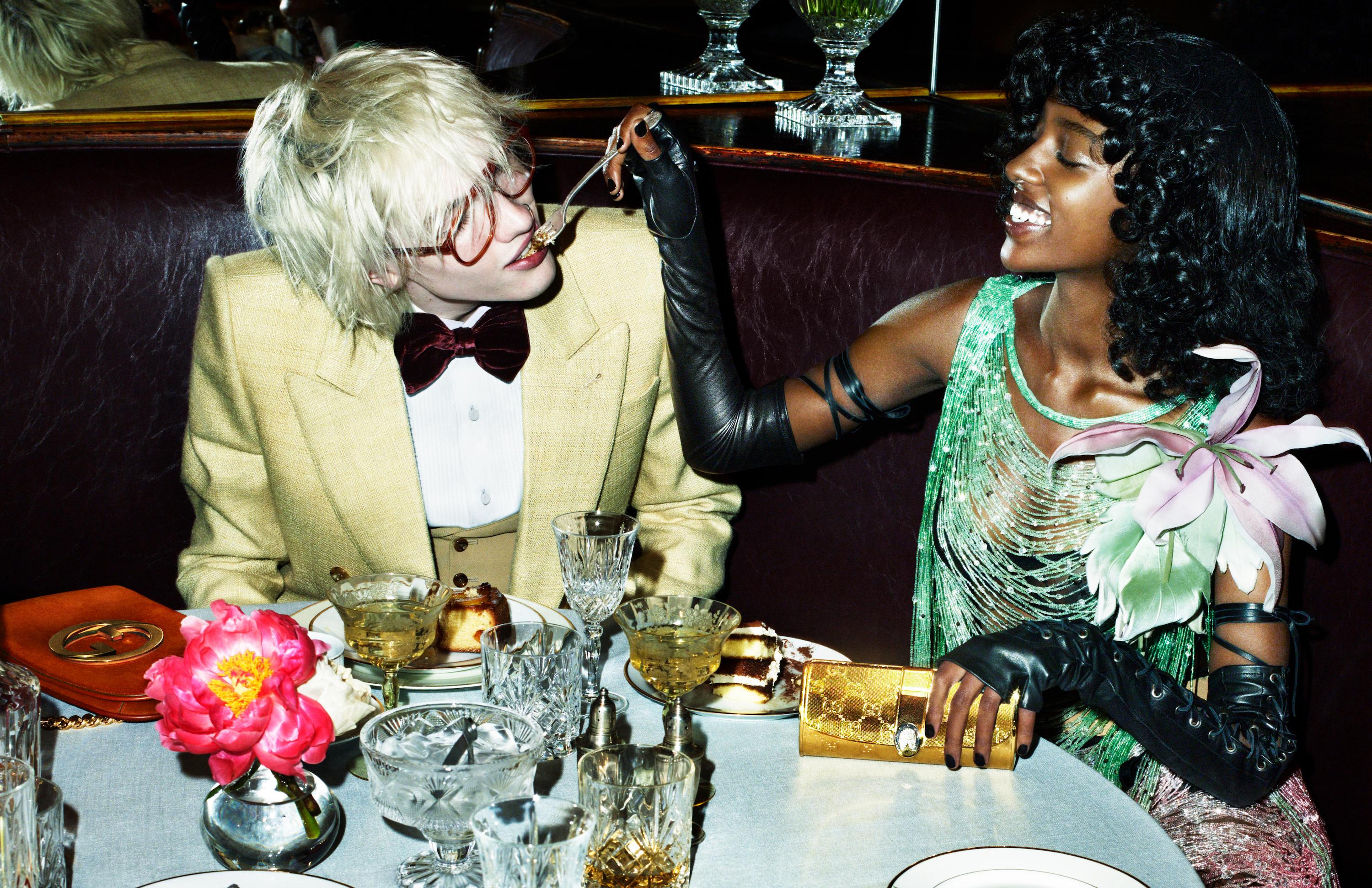 Il glamour degli shooting di moda interpretati dai personaggi famosi