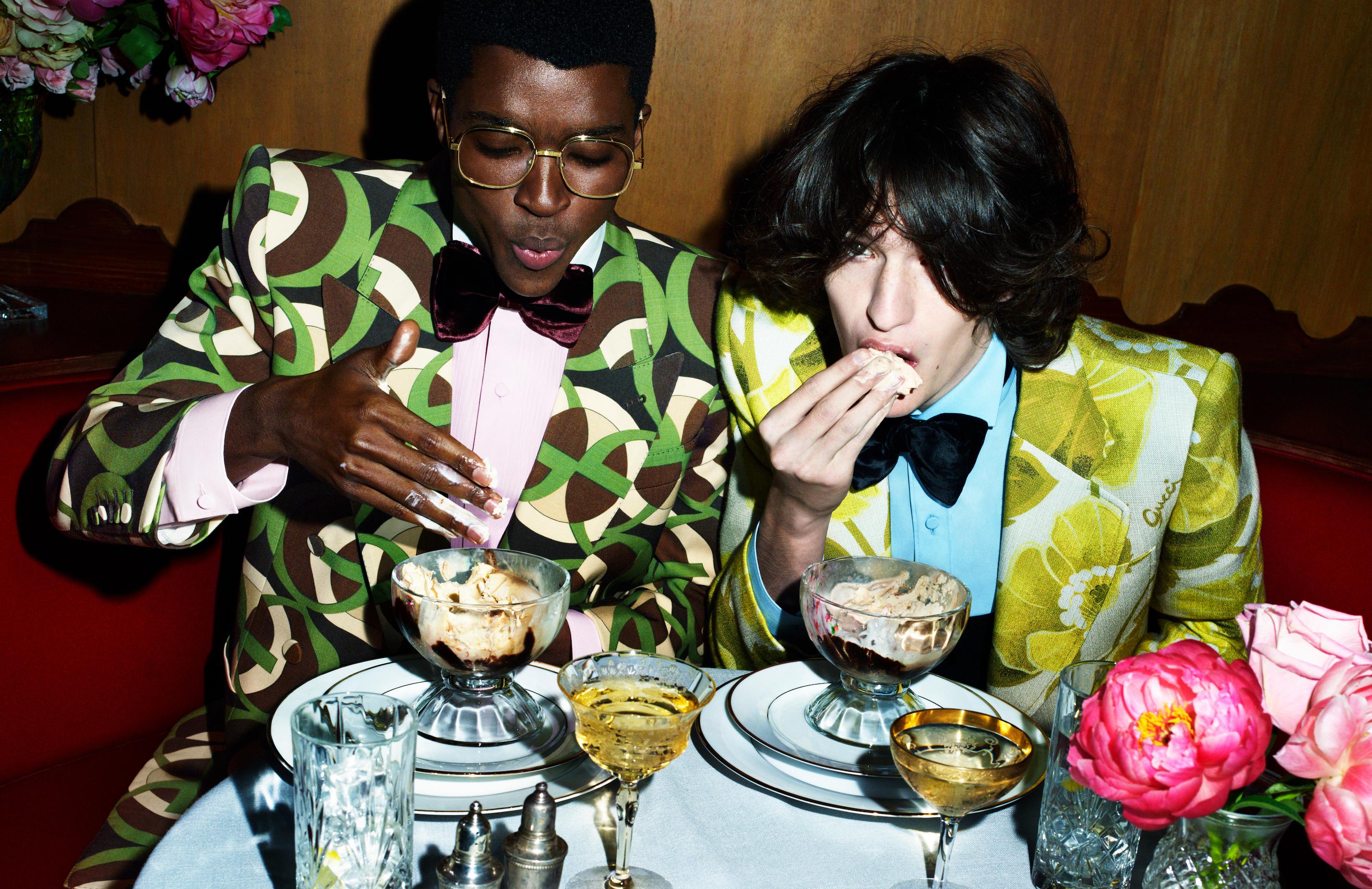 Il glamour degli shooting di moda interpretati dai personaggi famosi