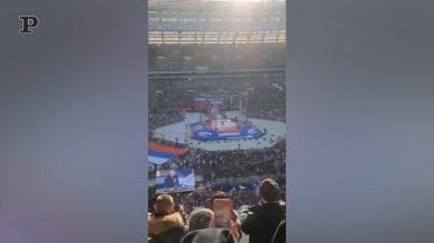 Il discorso di Putin alla Nazione dallo Stadio Luzhniki di Mosca | Video