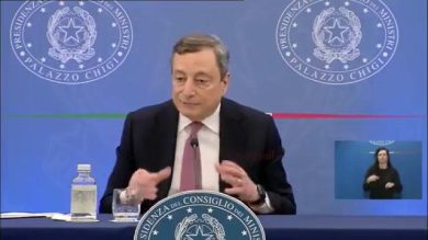 Sanzioni sul gas russo, Draghi: “Preferiamo la pace o il condizionatore acceso?”