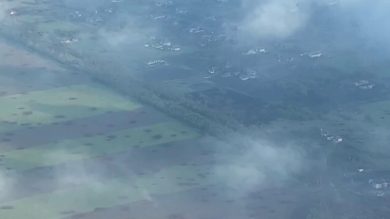 Missili russi sulle trincee ucraine