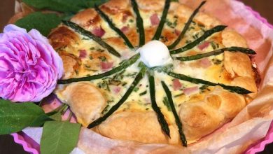 Cuciniamo insieme: torta sole&sale agli asparagi