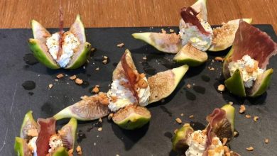 Cuciniamo insieme: fiori di fichi con ricotta e arachidi