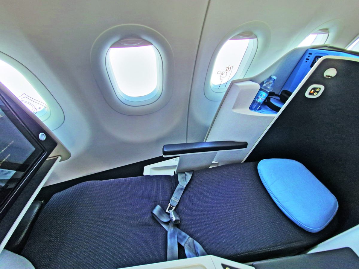 Abbiamo volato nell’aereo tutto Business Class