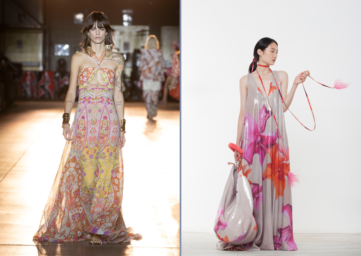 Per l’estate, la moda veste la donna di colore e fantasia