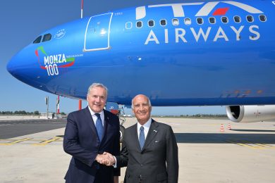 Ita Airways celebra cento anni di automobilismo
