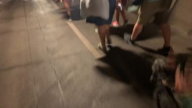 Guasto ad un treno nel tunnel della Manica. Passeggeri a piedi | video