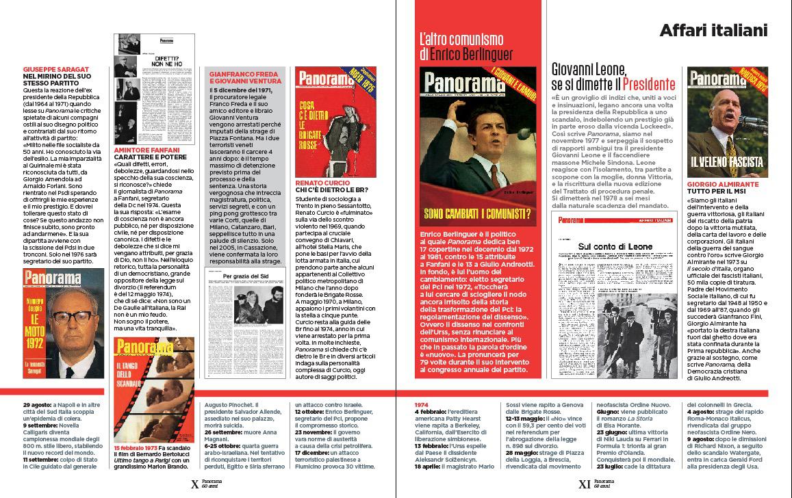 Panorama, Il newsmagazine che ha aiutato
a capire gli anni più duri del Paese Panorama, Il newsmagazine che ha aiutato
a capire gli anni più duri del Paese
