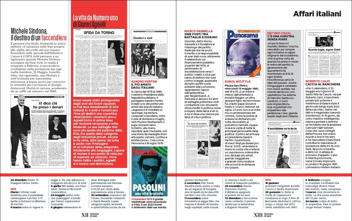 Panorama, Il newsmagazine che ha aiutato
a capire gli anni più duri del Paese Panorama, Il newsmagazine che ha aiutato
a capire gli anni più duri del Paese