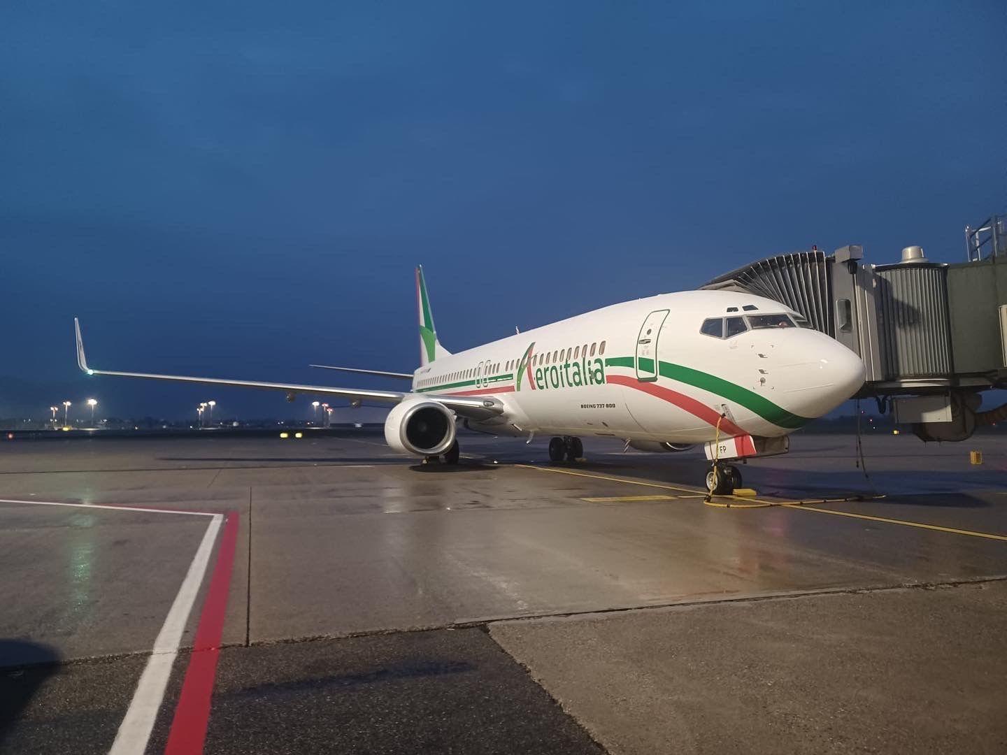 Aeroitalia, via al nuovo volo Fiumicino e Il Caravaggio Aeroitalia, via al nuovo volo Fiumicino e Il Caravaggio
