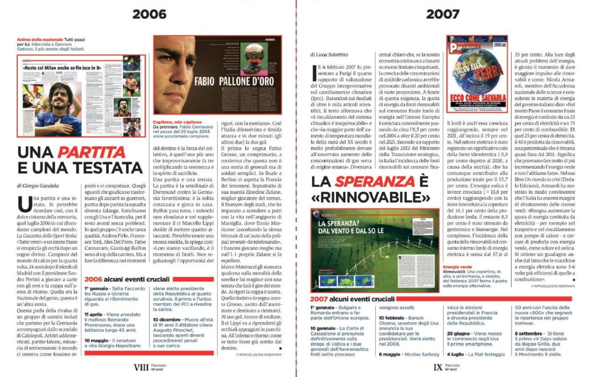 Il ruolo di periodici come
Panorama è di riflettere sul futuro Il ruolo di periodici come
Panorama è di riflettere sul futuro