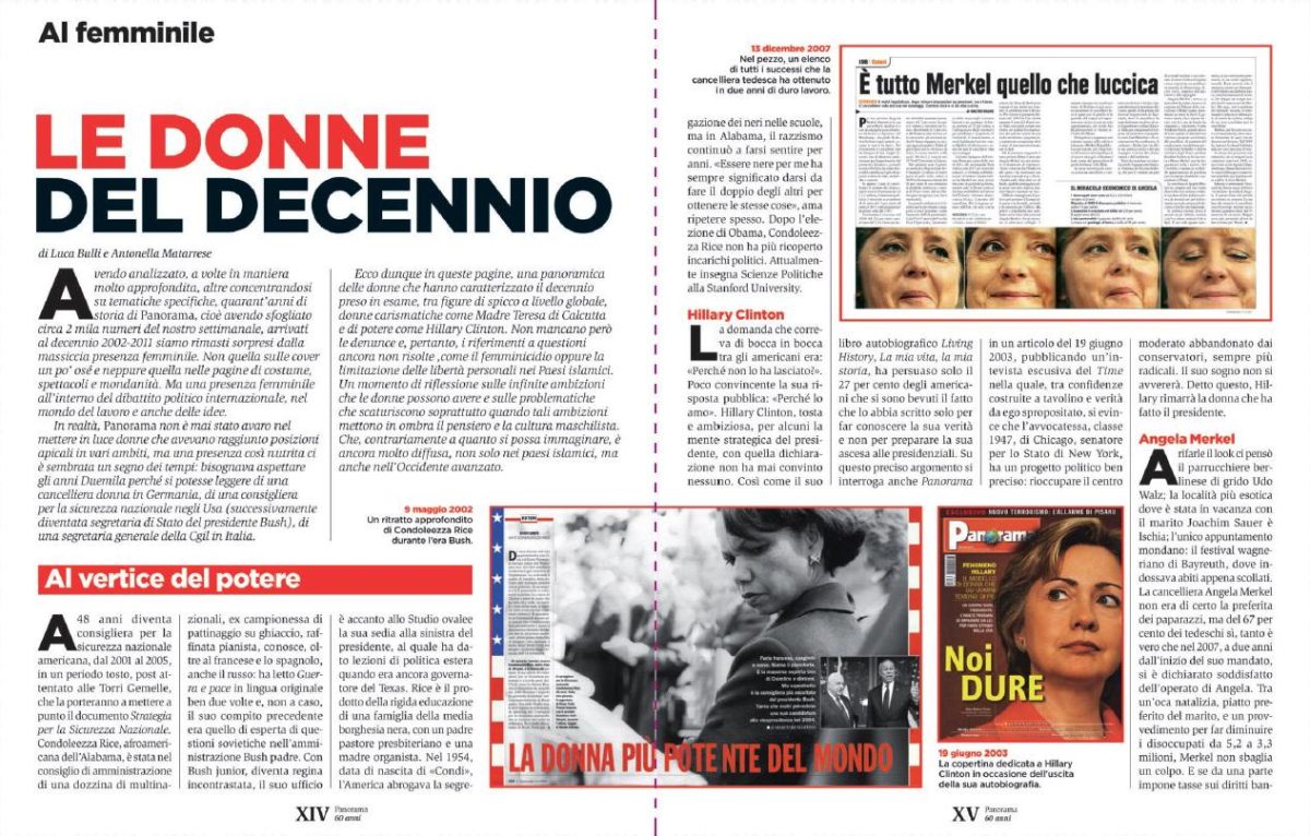 Il ruolo di periodici come
Panorama è di riflettere sul futuro Il ruolo di periodici come
Panorama è di riflettere sul futuro